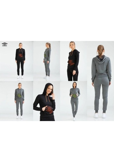 Umbro Kadın Eşofman Takımı Va-0008 Saun Track Suit Siyah