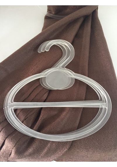 Eşarp Şal Askısı 10 Adet Plastik Şeffaf Diğer