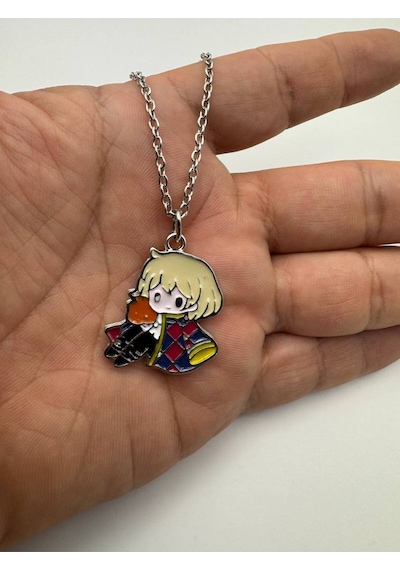 Sevimli Japon Anime Karakter Figürlü Kolye 60 Cm Zincirli Tatlı Ve Koleksiyonluk Takı Çok renkli