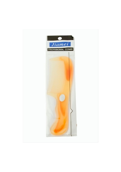 Düz - 153 - Saplı Plastik Tarak - Spt-gld - - Sarı Diğer