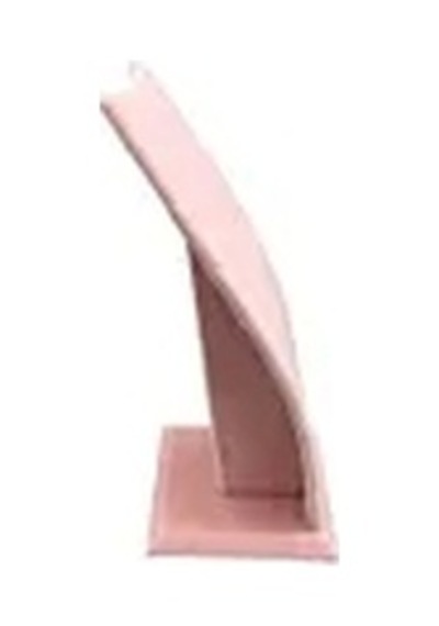 Yerli Üretim Dubai Model Süet Kumaş Pembe Renk 18/9 Cm Kolye - Zincir Ayaklı Stand Çok Renkli