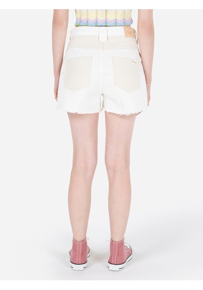Colin's Colins Rahat Kesim Yüksek Bel Beyaz Kadın Jean Şort Cl1069604 Q1.v1 Dn40929 Denim
