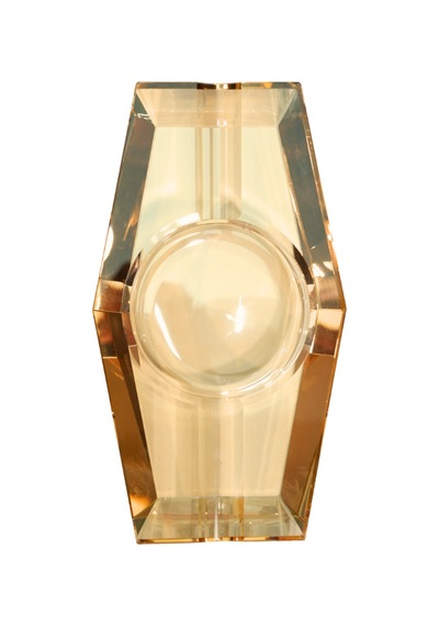 Premiumquality Gold Şeffaf Kristal İkili Puro Küllüğü - Tr9743