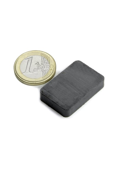 Mıknatıs, 30 x 20 x 10mm Ferrit Kömür Seramik Magnet Mıknatıs