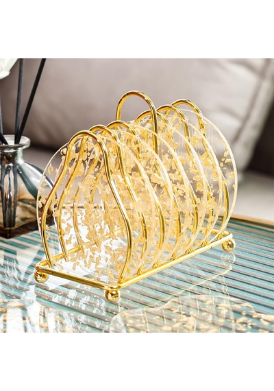 6pcs Isı Yalıtım Temiz Akrilik Potholders Hafif Temizleme Ahşap Cam Sabeçtaşı Mermer Masa