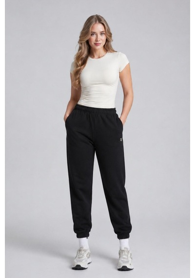 Hummel T-pulse Female Sweatpants 932355-2001 Siyah Kadın Eşofman Altı