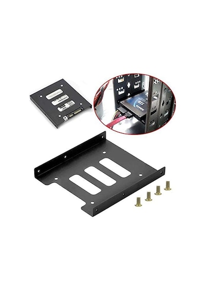 Masaüstü Kasa İçin SSD 2.5" Disk To 3.5" Çevirici HDD Kızak Yuva