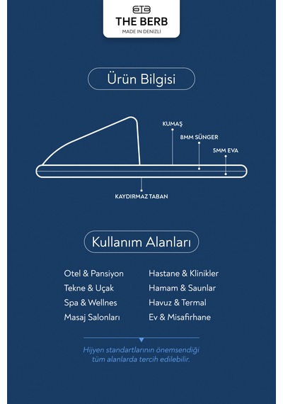 10 Çift Niki Kadife Tek Kullanımlık Premium Otel&spa Terliği Kaydırmaz Tabanlı Beyaz
