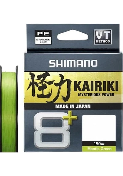 Shimano Kairiki + 8x 150 Mt Mantis Green İp Misina M