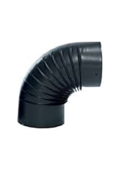 SİYAH DİRSEK KAPUSUZLAR SİYAH SOBA DİRSEĞİ 0.40MM