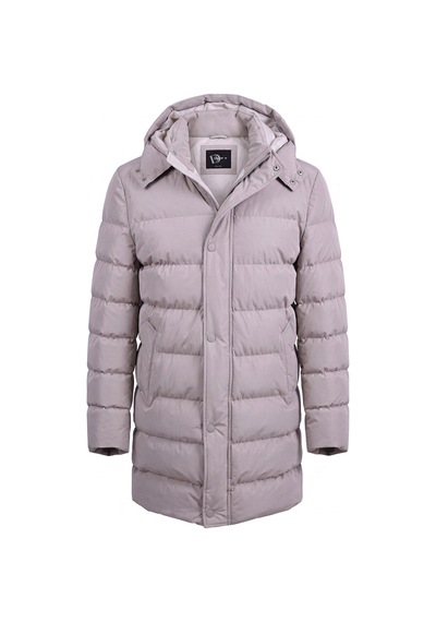 Dufy Erkek Slim Fit Kapüşonlu Taş Mont-18156