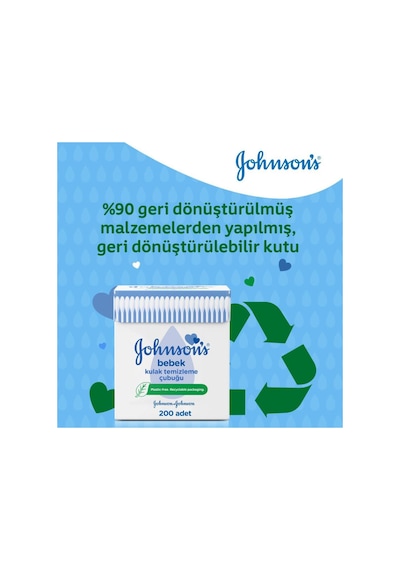 Johnson's Kulak Temizleme Pamuğu 200'lü