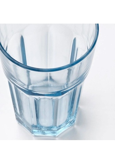 Ikea Pokal Meşrubat Bardağı 350 Ml Şeffaf Lacivert