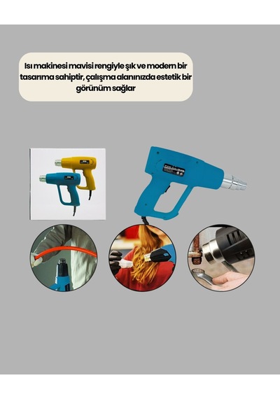 Isı Tabancası Mavi Mh-hs4739-6696