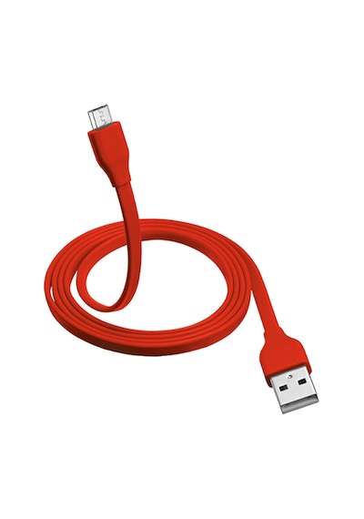 Trust 20137 Urban Flat Micro Usb 1 M Kablo Kırmızı