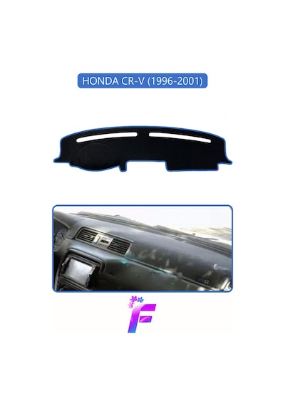 Honda Cr-v 1996-2001 Araca Özel Torpido Örtüsü Kolay Montaj Güneşten Korur Tam Uyum F83