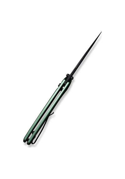 Sencut Serene Green Aluminum Handle Black D2 Blade Kamp Çakı Yeşil