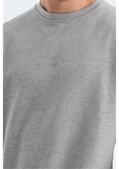 Slazenger Vadık 2li Set Erkek Siyah - Gri Sweatshirt Siyah - Gri
