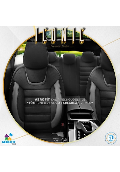 Otom Iconic Design Ekstra Destekli Oto Koltuk Kılıfı 550061877
