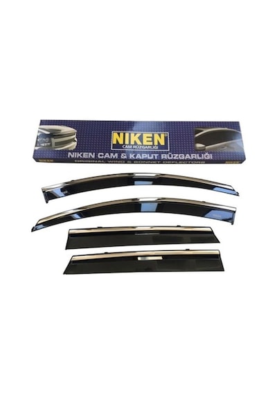 Fiat Egea Cross Niken Kromlu Cam Rüzgarlığı 4lü Set 2019 Ve Üstü