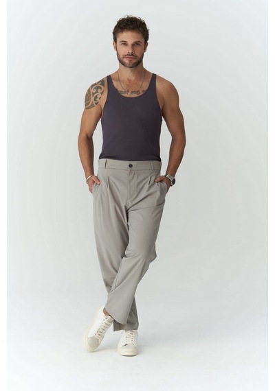 Mai Collection Mai Studios Co. Declan Erkek Gri Pantolon Gri