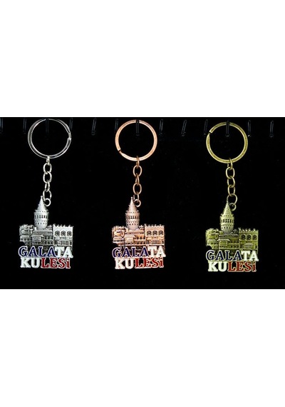 Metal Galata Kulesi Anahtarlık Alk2212 54242687