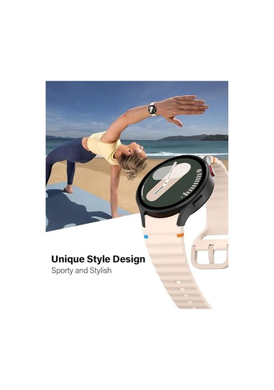 Xiaomi Redmi Watch 5 Active/lite 22mm Kordon Dekoratif Örgü Çizgili Spor Silikon Kayış