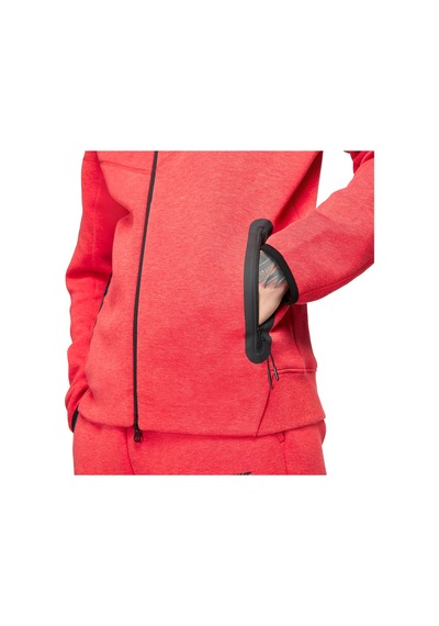 Nike Tech Fleece Erkek Kırmızı Günlük Stil Sweatshirt