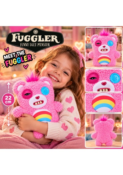 Fuggler Care Bears Peluş Pembe Cheer Bear