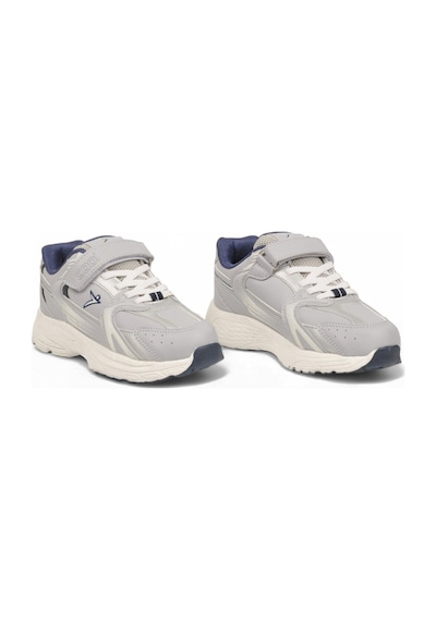 Cool Cırt Banlı Kalın Tabanlı Gri Erkek Çocuk Yürüyüş Ve Spor Ayakkabı Sneaker Terra 26k