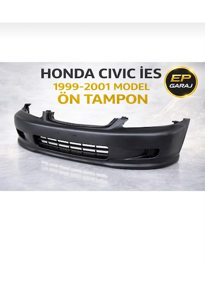 Honda Civic İes 1999-2001 Model Uyumlu Makyajlı Kasa Ön Tampon
