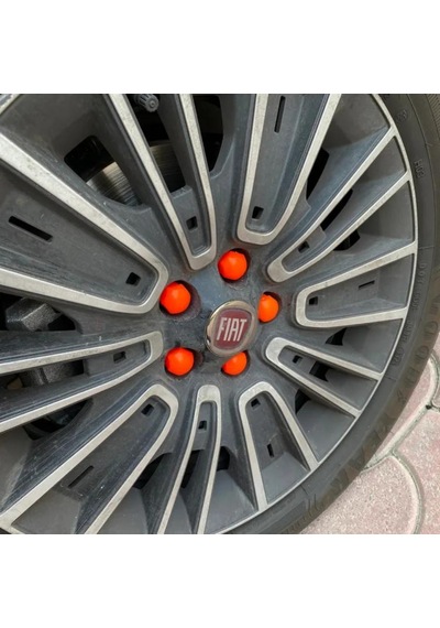Düz Bijon Kapağı Sökme Aparatlı 20 Li Set Turuncu 19 Mm