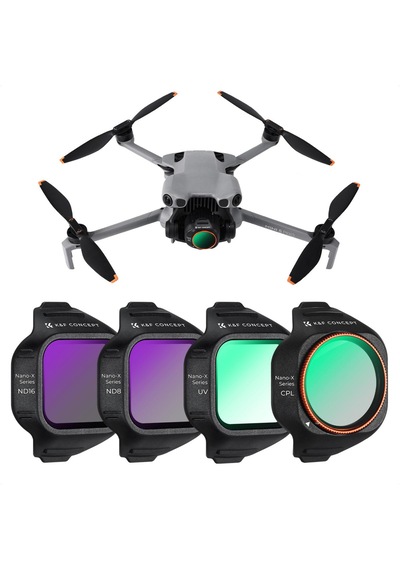 K&f Concept Djı Mini 5 Pro Uyumlu 4 Lü Filtre Seti Cpl Uv Nd8 Nd16 Çok Katmanlı