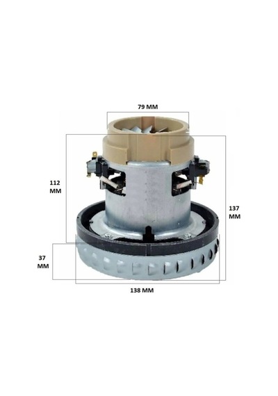 Home Maxx Hx45104 Elektrikli Süpürge Motoru 1200 Watt (536176731) Uyumlu