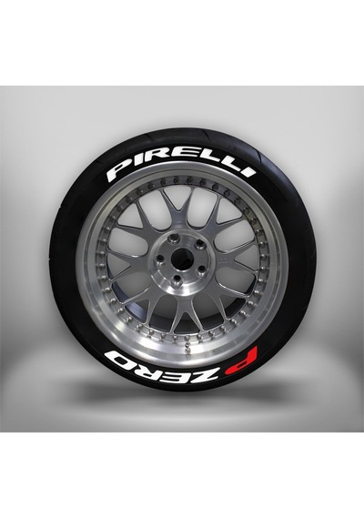 Lastik Yazısı Pirelli P Zero 1.Kalıte Solmaz Sticker