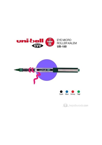 Uni Ub-150 Eye Micro Roller 05mm Mavi Çok Renkli