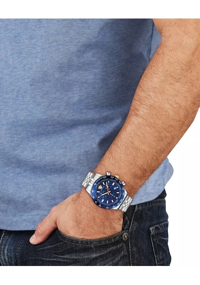 Versace Vrscve2u01024 Hellenyium Chronograph Erkek Kol Saati Metalik Gri