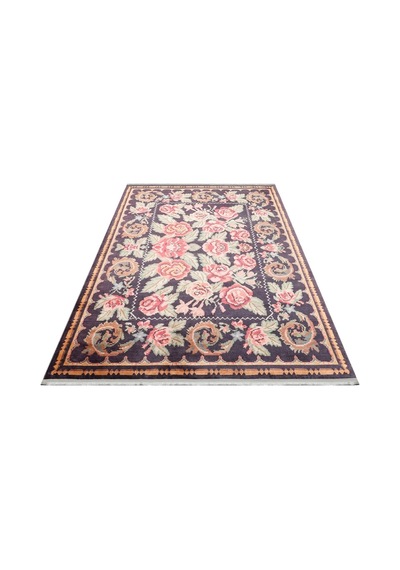 Eko Halı Antıque Atk 02 Black Kolay Kullanımlı Kaymaz Tabanlı Karabağ Ve Antik Desenlere Sahip Yıkanabilir Makine Halısı Eko Halı Antıque Atk 02 Black Kolay Kullanımlı Kaymaz Tabanlı Karabağ Ve Antik Desenlere Sahip Yıkanabilir Makine Halısı