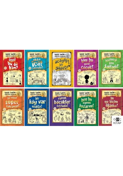 Sessiz Sakin 10 Kitap Full Set Melih Tuğtağ Sessiz Sakinin Gürült