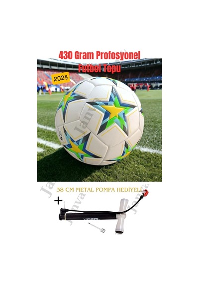 Janva Pompalı FİFA European Red Şampiyonlar Ligi Özel Tasarımı Futbol Topu Lazer Kesim 400 gram 1.Kalite Beyaz