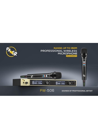 Pawer Pw - 506 Ee Çift El Telsiz Mikrofon