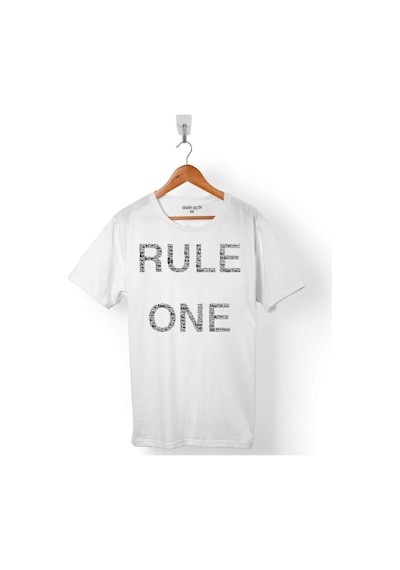 The Rules Of Fıght Club Fırst Kural Erkek Tişört 001