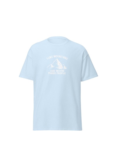 Wildstyle I Like Mountains And Maybe Three People Dağcı Baskılı Unisex Pamuklu Tişört Bebe Mavi Wildstyle I Like Mountains And Maybe Three People Dağcı Baskılı Unisex Pamuklu Tişört Bebe Mavi