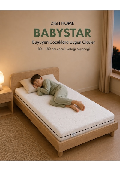 Babystar 10 Cm Sünger Bebek Ve Çocuk Yatağı Fermuarlı Yıkanabilir Kılıf Beşik, Anne Yanı, Park Yatak Ve Montessori 24 Dns Orta Sert Sünger Koruyucu Süprem Tamzara Kumaş 60 x 110 CM Babystar 10 Cm Sünger Bebek Ve Çocuk Yatağı Fermuarlı Yıkanabilir Kılıf Beşik, Anne Yanı, Park Yatak Ve Montessori 24 Dns Orta Sert Sünger Koruyucu Süprem Tamzara Kumaş 60 x 110 CM
