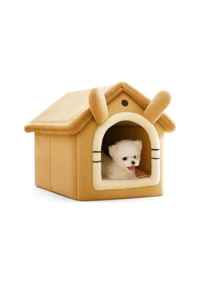 Peluş Yumuşak Kedi Evi, Isı Yalıtımlı Ve Çıkarılabilir Minderli Tasarım