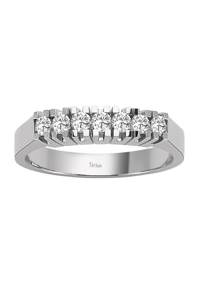 Sirius G Renk 0,32 Karat Pırlanta 7 Taş Yüzük 0823R0096