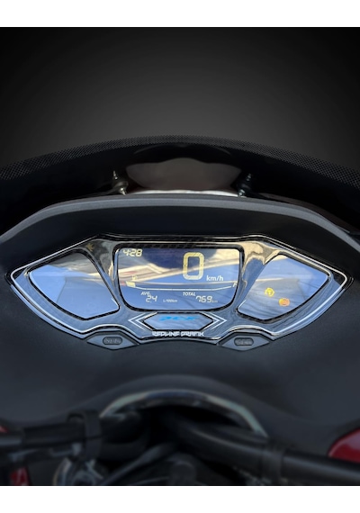 Pcx 2021 Model Karbon Desen Gösterge Koruma
