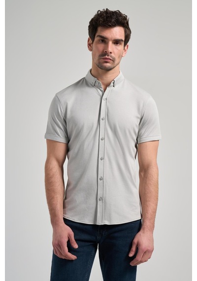 İmza Gri Uzun Kol Düz Örme Düğmeli Yaka Cepsiz Pamuklu Classic Slim Fit Gömlek 1004250152 100 Gri İmza Gri Uzun Kol Düz Örme Düğmeli Yaka Cepsiz Pamuklu Classic Slim Fit Gömlek 1004250152 100 Gri