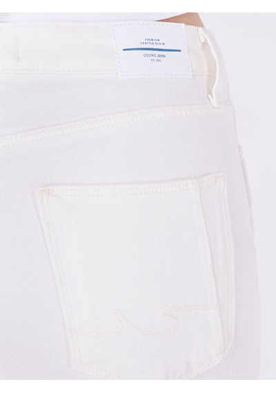 Colin's 791 Monica Regular Fit Normal Bel Geniş Paça Beyaz Kadın Pantolon CL1064315_Q1.V1_DN42664