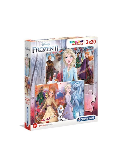 Clementoni 2X20 Parça Puzzle Frozen 2